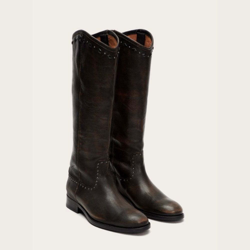 Frye Melissa Button Multi Stud Boots